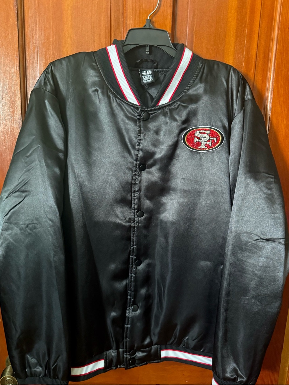 San Francisco 49ers Bedazzled Bomber Jacket
